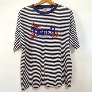 Vintage Disney Stripped Tigger "one of the fiercer animals" Unisex Oversized Tee